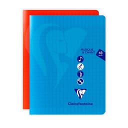 Mimesys Musique & Chant piqûre polypro 17x22cm 48p séyès coloris ass - Lot de 10 - Image principale