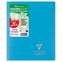 Koverbook piqué polypro opaque 17x22cm 96p séyès - Clairefontaine - Image principale