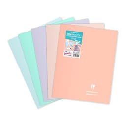 Koverbook Blush piqué PP bicolore opaque 24x32cm 96p séyès coloris ass - Lot de 10 - Image principale