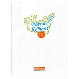 8000 Polyro, poésie & chant cahier incolore 24X32 48p R séyèsV uni 90g - Lot de 10 - Image principale