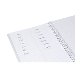 Koverbook carnet vocabulaire spiralé 14,8x21cm 100p Ligné marge centrale - Lot de 10 - Image 3