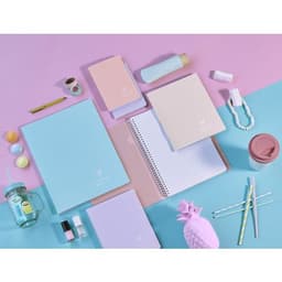 Koverbook Blush piqué PP bicolore opaque 24x32cm 48p séyès coloris ass - Lot de 10 - Image 5