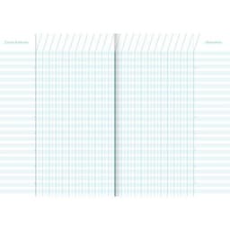 Cahier de bord piqué 21x29,7cm 48p 7 classes - Lot de 10 - Image 3