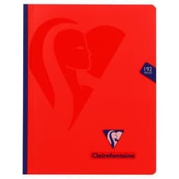 Mimesys brochure cousue polypro 17x22cm 192p séyès coloris assortis - Lot de 5 - Image 2