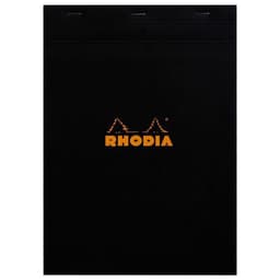 Bloc agrafé Rhodia BLACK N 18 21x29,7cm 80f Q.5x5 80g - Lot de 5 - Image principale