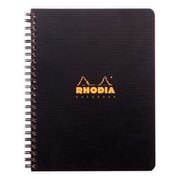 Notebook Rhodiactive 90g RI A5+ 160p L+MC mcrprf. 6tr règle pp +6 m-p reposit - Lot de 5 - Image principale