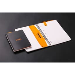 Notebook Rhodiactive 90g RI A5+ 160p L+MC mcrprf. 6tr règle pp +6 m-p reposit - Lot de 5 - Image 4