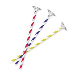 Tiges à Ballon carton 40cm + coupelle plastique (lot de 10) - Image principale