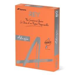 Ramette couleur vive 500 feuilles 80g A4 à la teinte - orange - Image 2