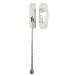 Entrebâilleur de porte à câble epoxy blanc - Image principale
