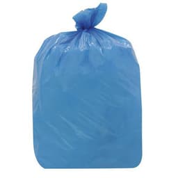200 Sacs poubelle PEHD 168 L Bleu - Image principale
