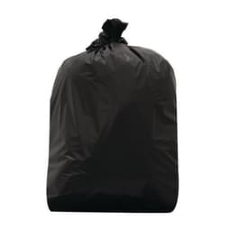 100 Sacs poubelle en PEBD - haute résistance - 60 L Noir - Image principale