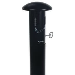 Cendrier colonne sur socle Manutan - 11L - Noir - Image 4