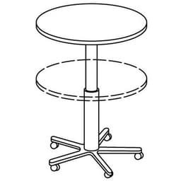 Table mobile réglable en hauteur - Hammerbacher - Image 3