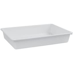 Lot de 6 Plat HIPS 49 cm HIPS Blanc cassé - Image principale