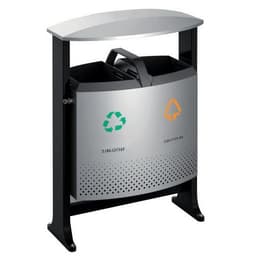 Poubelle d'extérieur tri sélectif 2x39L - Image principale
