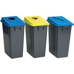 Poubelle et couvercle tri sélectif - 60 ou 80 L - Manutan Expert - Image 8