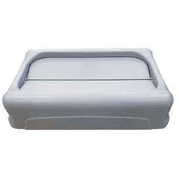 Couvercle gris basculant pour Slim Jim Vented 60 et 87 L - Rubbermaid - Image principale