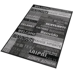 Tapis d'entrée décoratif NewWelcome Gris 900x1200x6mm - Image principale