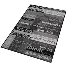 Tapis d'entrée décoratif NewWelcome Gris 900x1500x6mm - Image principale
