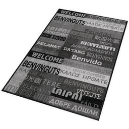 Tapis d'entrée décoratif zone de trafic peu intense New Welcome Gris - Notrax - Image principale