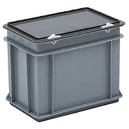 Bacs à couvercle RAKO gris - 300x200mm - 5 et 9 L - Image 2
