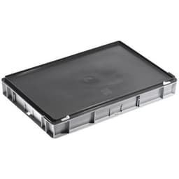 Bacs à couvercle RAKO gris - 600x400mm - 14 à 53 L - Image 4