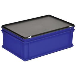 Bacs à couvercle RAKO bleu - 300x200mm - 5 à 60 L - Image 3