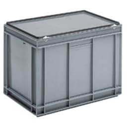 Bacs à couvercle RAKO gris - 600x400mm - 30 à 90 L - Image 4