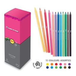 Pot de 72 crayons couleurs 18 cm résine Pichon - Image 2