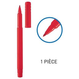 Feutre pointe moyenne nylon 1 mm - Rouge - Image principale