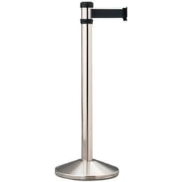 Poteau chromé à sangle -  2 m - Aluminium - Manutan Expert - Image 10