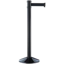 Poteau noir à sangle - 2 m - Aluminium - Manutan Expert - Image 2