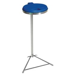 Support sac-poubelle - 120 L avec couvercle Bleu - Image principale