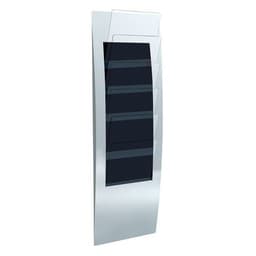Présentoir mural Varia - 6 cases - format :A4, A5 et 1/3 A4 - Argent - Image principale