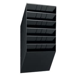 Présentoir mural Flexibox - A4, A5 et 1/3 A4 - Noir - Image principale