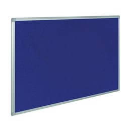Panneau d'affichage textile Hxl : 90x120 cms - Fond Bleu - Image principale