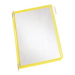 Lot de 10 Pochettes à pivot Tarifold - Housse unique - A4 - Jaune - Image principale
