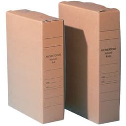 Lot de 25 Boîtes archives - HxLxl: 35x23x8 cm - Marron - Image principale