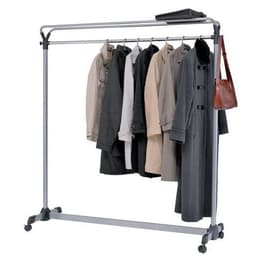 Vestiaire mobile Pro + 3 cintres Gris métal - Image 3