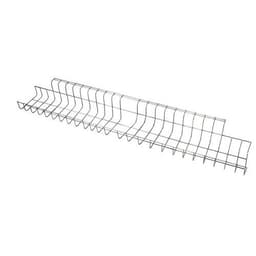 Goulotte passe-câbles ouverte Twin-Larg 18.5-Long 79-Ht 10 cm Argent - Image 3