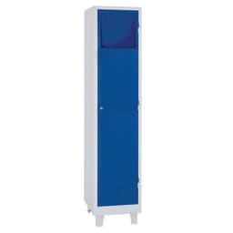Armoire reception ligne sale 1 colonne 1 trappe Gris/bleu - Image principale