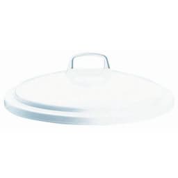 Couvercle pour poubelle 75 L tri sélectif coloris blanc - Image principale