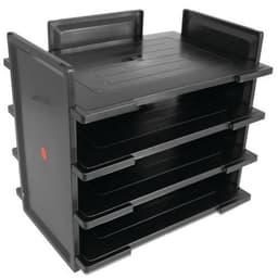 Corbeille à courrier TWIN FLEX  Noir - Image principale