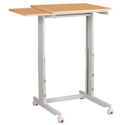 Table d'ordinateur polyvalente Twin plateau Hêtre / Gris clair - Image principale