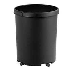 Corbeille à papier ronde - 50 L, Coloris : Noir - Image principale