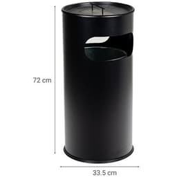 Poubelle-cendrier avec ouverture - 30 L ou 50 L - Manutan Expert - Image 2