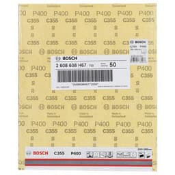 Lot de 50 feuilles abrasive/disque abrasif C355 230 x 280 mm, 400 - Image 2