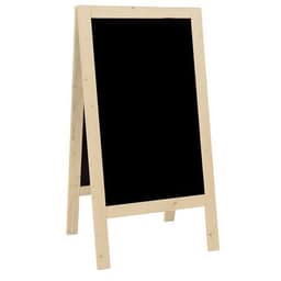 Tableau à craie sandwich - 2 faces - Cadre: Bois - Image principale