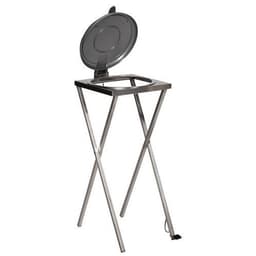 Support fixe pour sac-poubelle 120 L en ciseaux avec pédale - Image principale